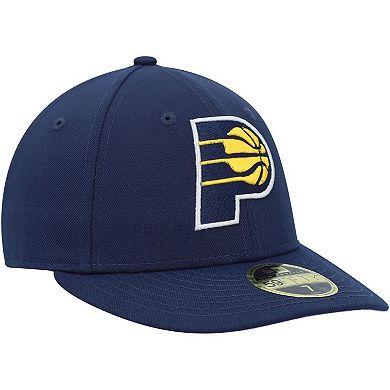 Men's New Era Navy Indiana Pacers Team Low Profile 59FIFTY Fitted Hat