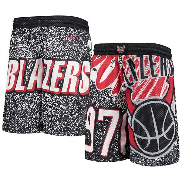 Youth Mitchell & Ness Black Portland Trail Blazers Hardwood Classics