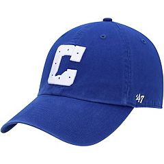 Men's Fanatics Branded Royal/White Indianapolis Colts Fundamentals Side Stripe Trucker Adjustable Hat