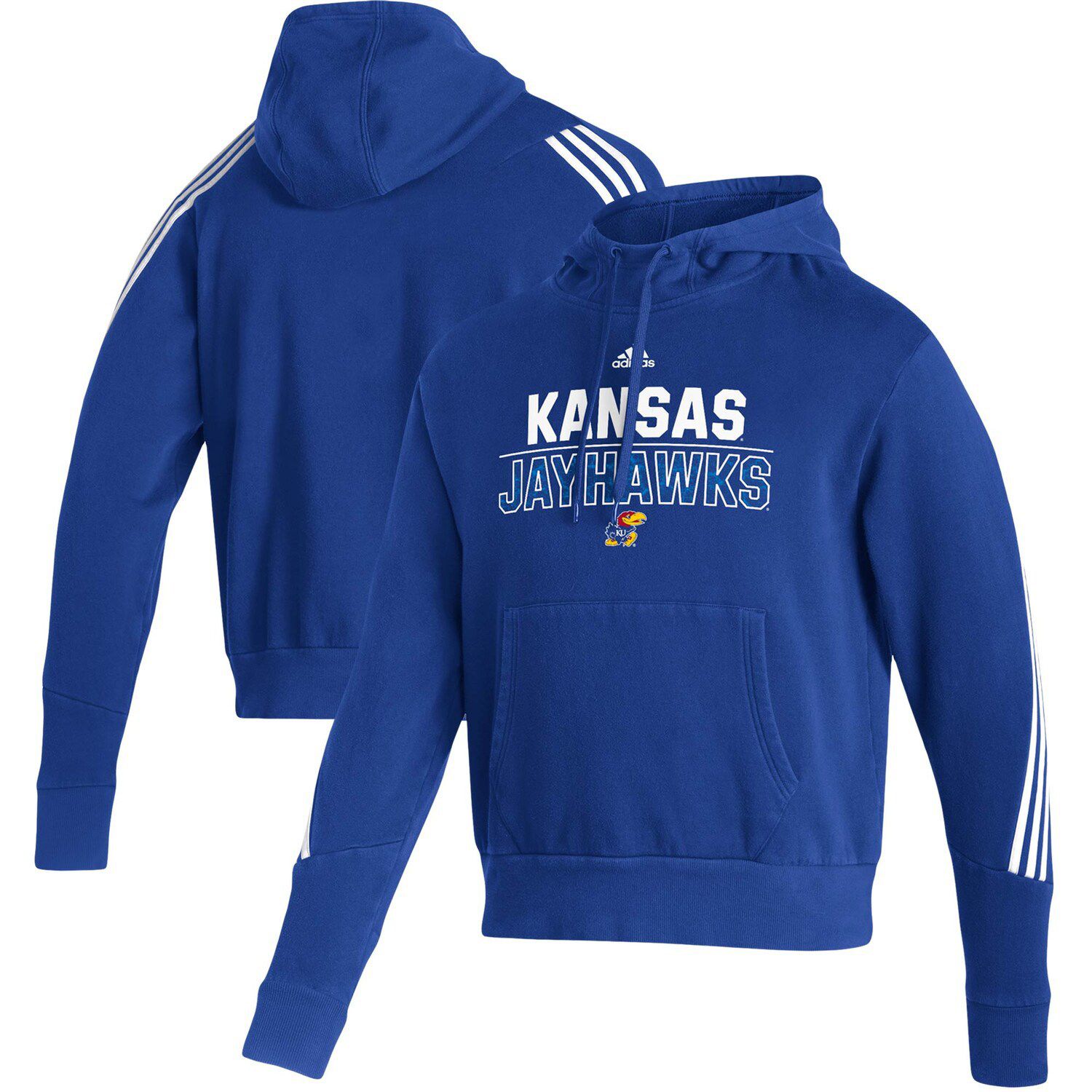 adidas three stripe pullover hoodie