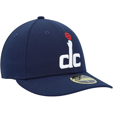 Men's New Era Navy Washington Wizards Team Low Profile 59FIFTY Fitted Hat