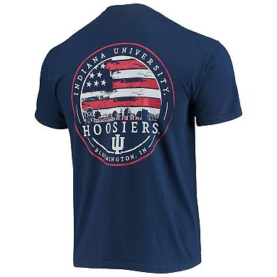 Men's Navy Indiana Hoosiers Campus Americana T-Shirt