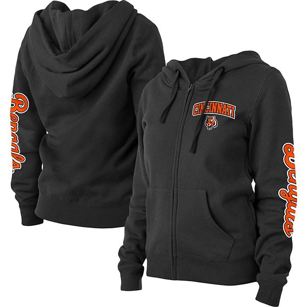 Black Cincinnati Bengals Zip-Up Hoodie - Men, Best Price and Reviews