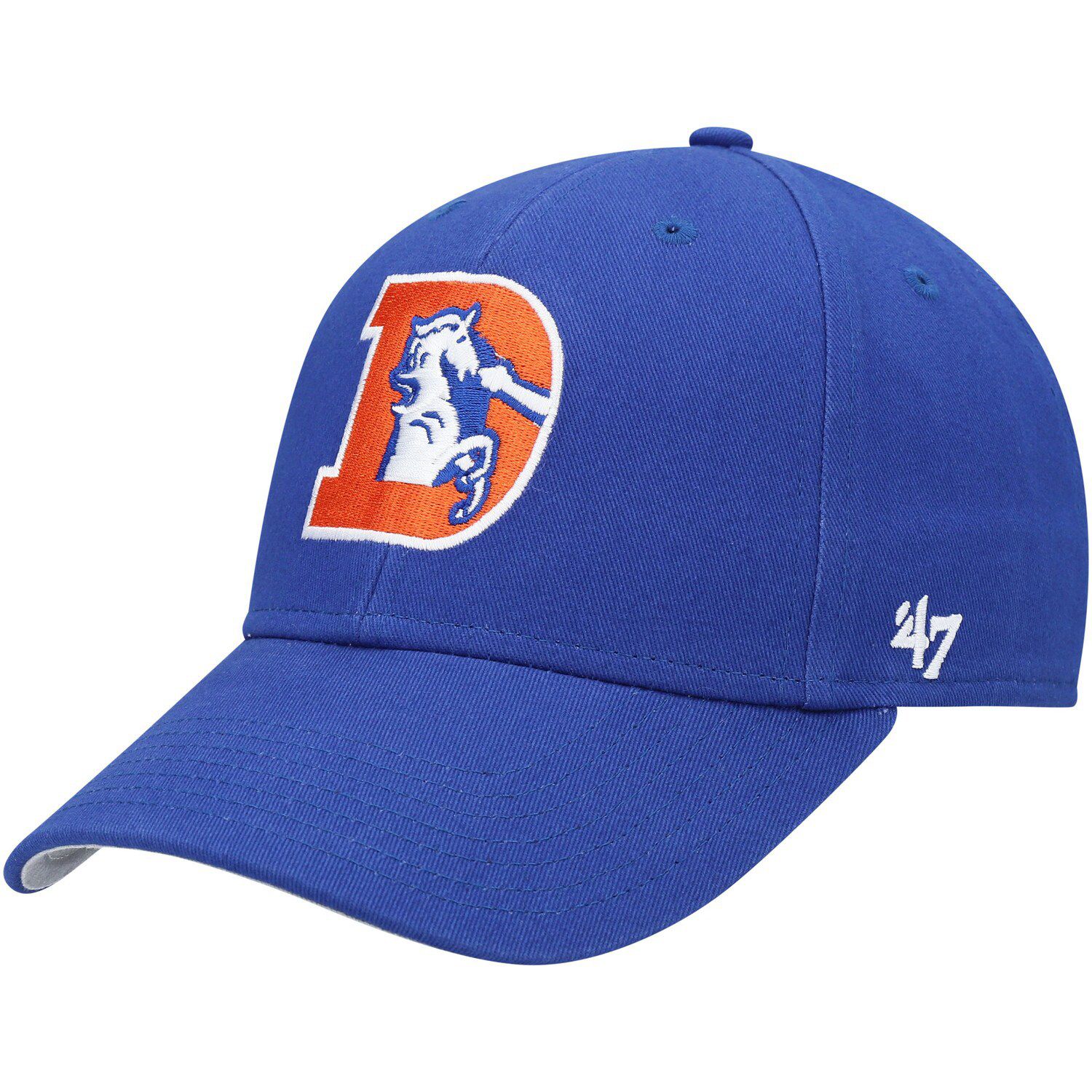 Unisex '47 White Denver Broncos Confetti Clean Up Adjustable Hat