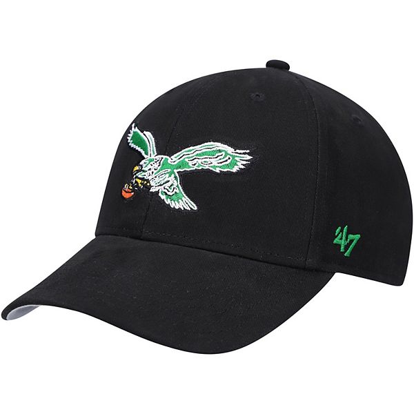 Youth '47 Black Philadelphia Eagles Legacy Basic MVP Adjustable Hat