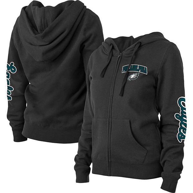 Women's eagles clearance zip up hoodie