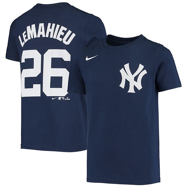 Youth Nike DJ LeMahieu Navy New York Yankees Player Name & Number T-Shirt