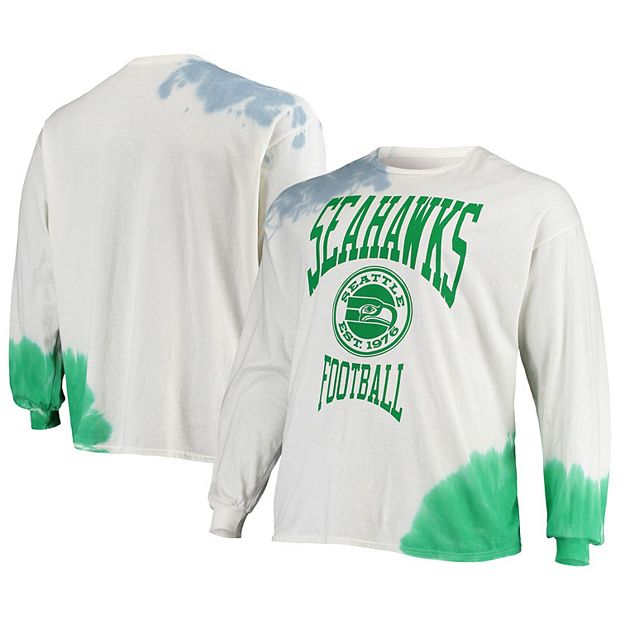 Women's Cutter & Buck Cream Seattle Seahawks Throwback Logo