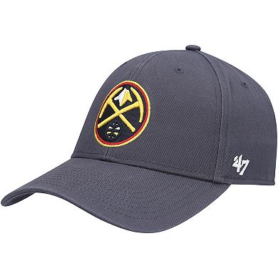 Men's '47 Charcoal Denver Nuggets Legend MVP Adjustable Hat