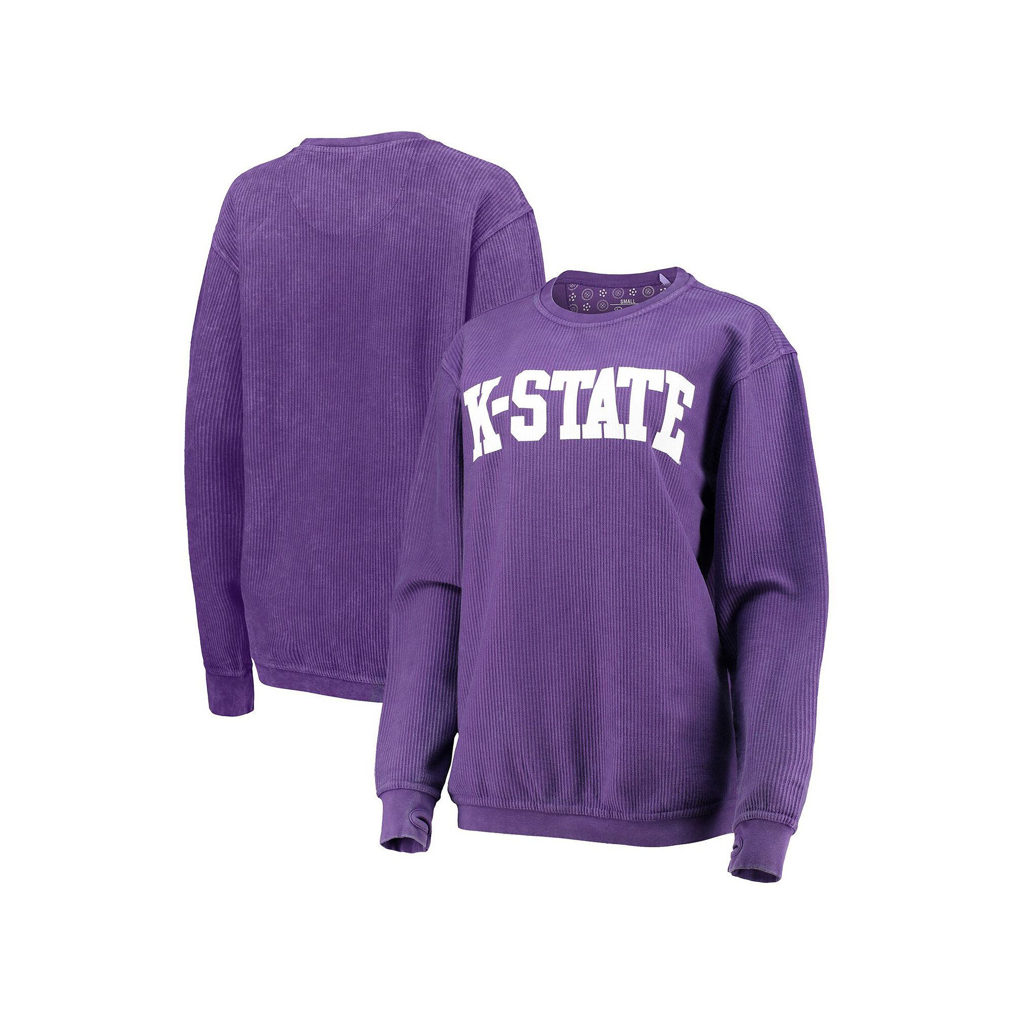 Womens Pressbox Purple Kansas State Wildcats Comfy Cord Vintage Wash Basic