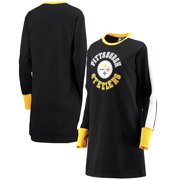 Pittsburgh Steelers Neutral Colour Logo Crew Sweatshirt - Womens