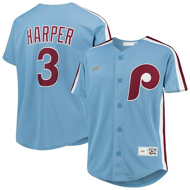 Other, Bryce Harper Jersey Blue Alternate Philadelphia Phillies 3 Large