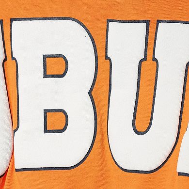 Women's Orange Auburn Tigers Laurels Crop Long Sleeve T-Shirt