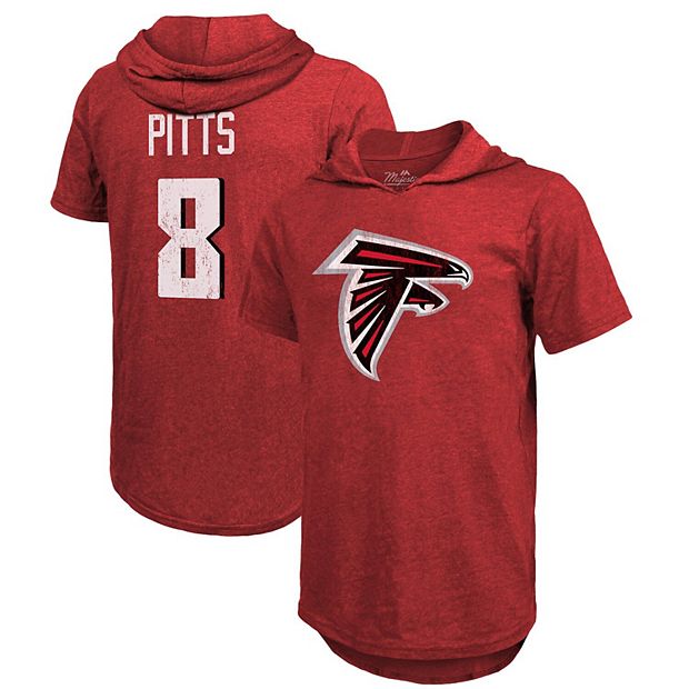 Youth Kyle Pitts Red Atlanta Falcons Player Name & Number T-Shirt