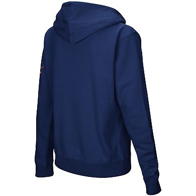 Women's Navy Virginia Cavaliers Arched Name Full-Zip Hoodie