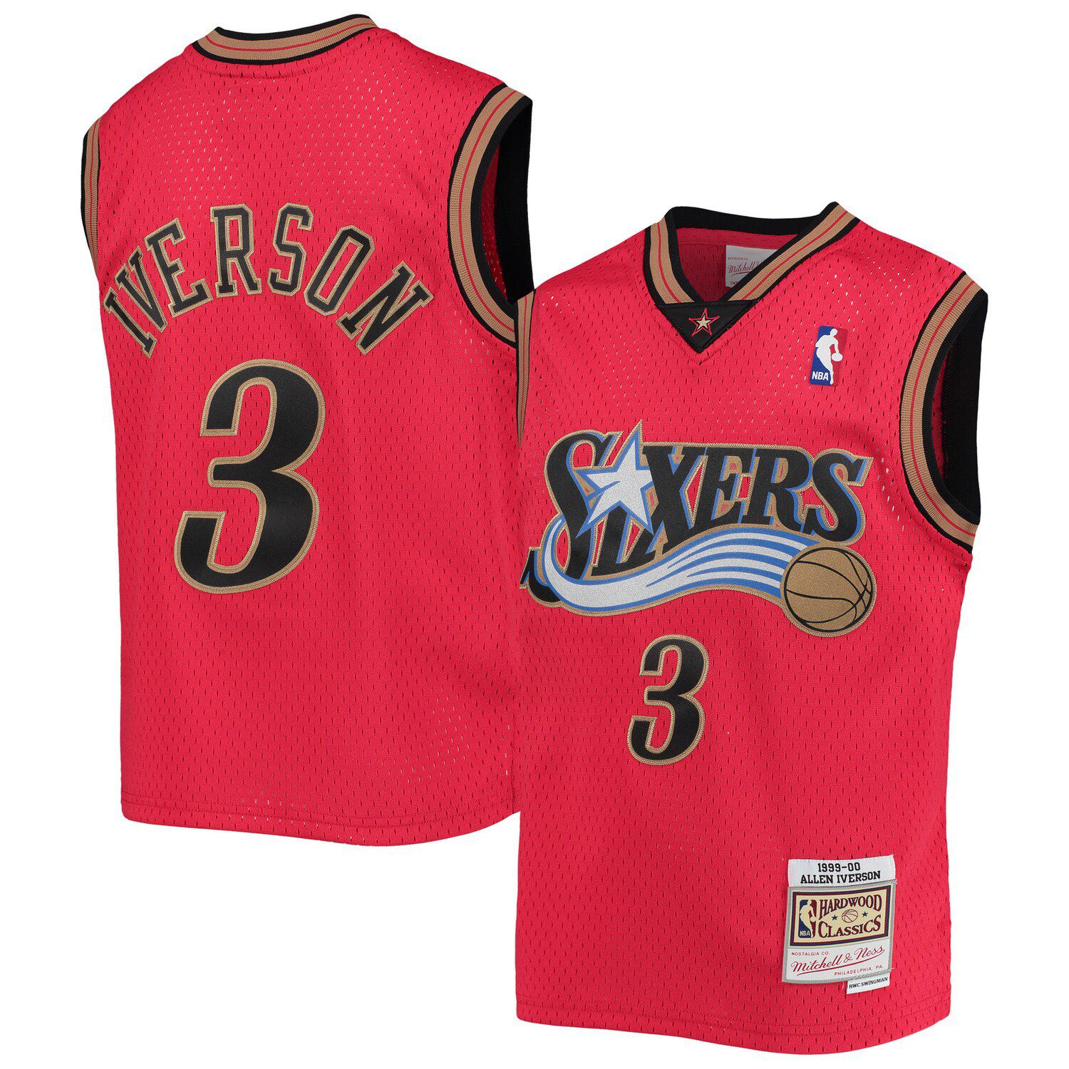 sixers youth jersey