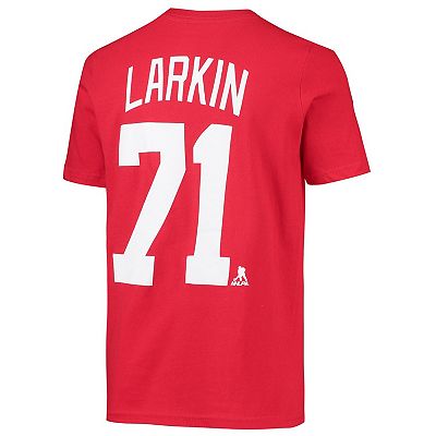 Youth Dylan Larkin Red Detroit Red Wings Player Name Number T Shirt