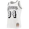 Men's Mitchell & Ness Shaquille O'Neal Los Angeles Lakers White Out Swingman Jersey