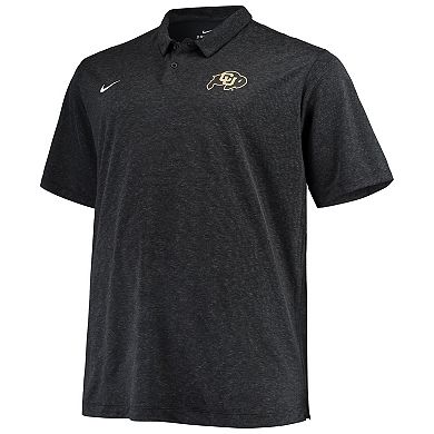 Men's Nike Heathered Black Colorado Buffaloes Big & Tall Performance Polo