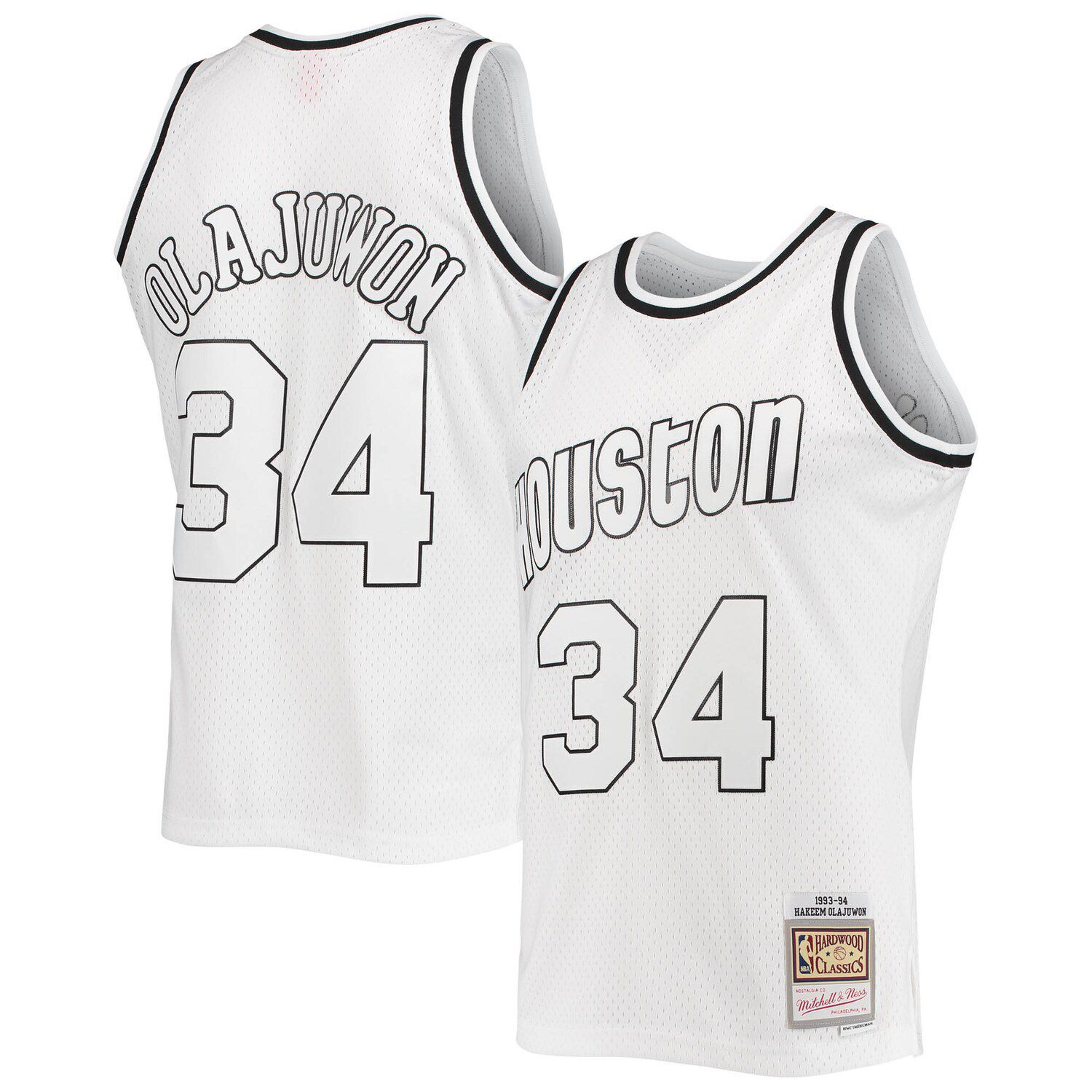 olajuwon rockets jersey