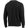 Men's Colosseum Black Ohio State Buckeyes Team Arch & Logo Tackle Twill Pullover Sweatshirt