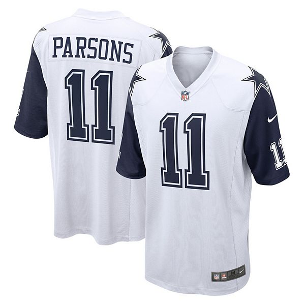 Men's Nike Micah Parsons White Dallas Cowboys Game Jersey Size: Medium