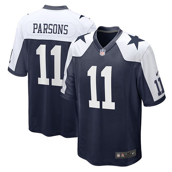 Dallas Cowboys Men's Nike Micah Parsons Navy Game Jersey