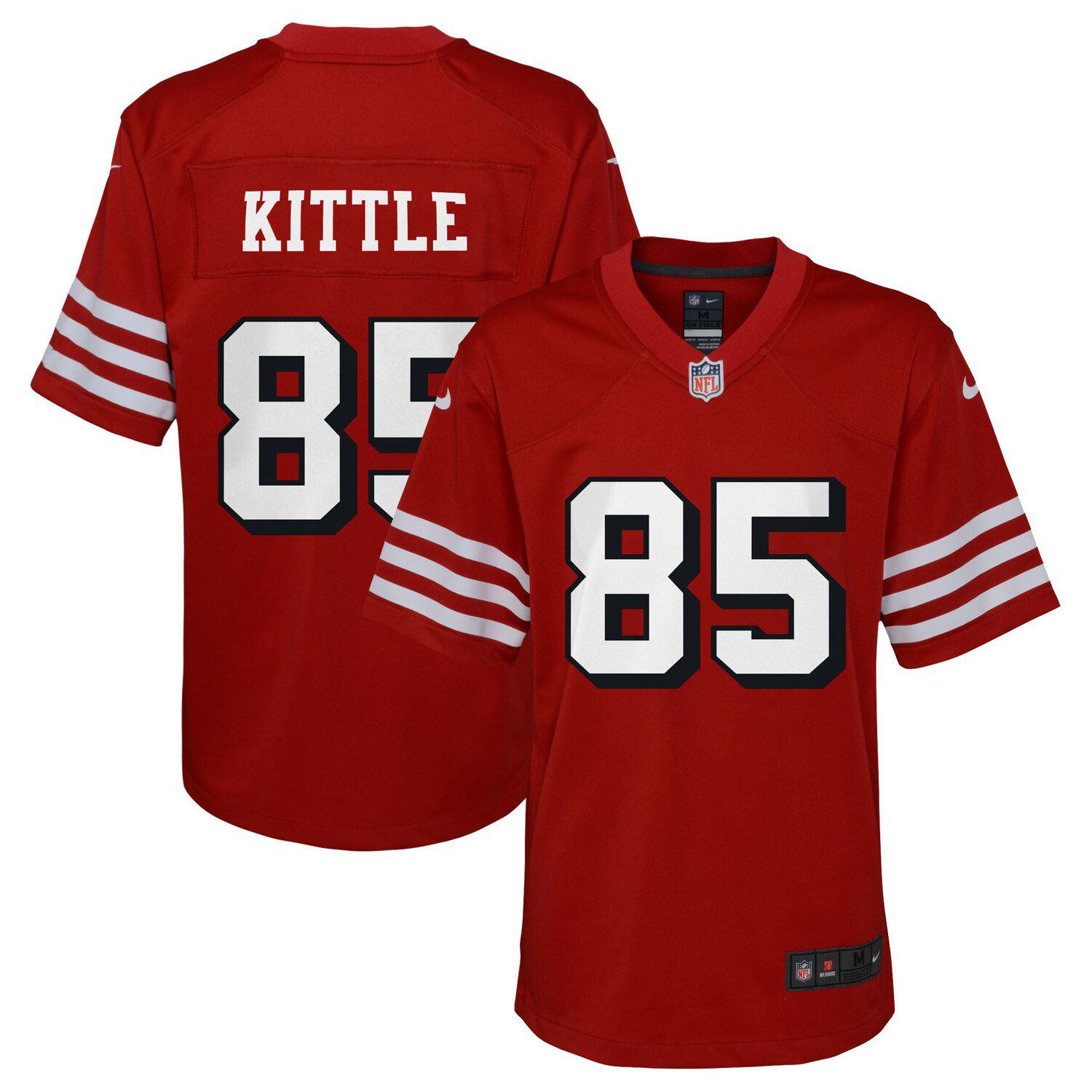 Men's Nike George Kittle Scarlet San Francisco 49ers Vapor F.U.S.E. Limited Jersey Size: Small