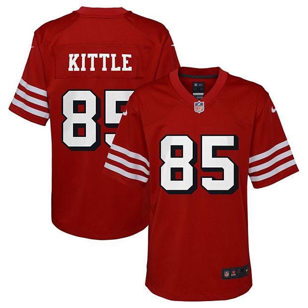 Men's Nike George Kittle Scarlet San Francisco 49ers Player Game Jersey