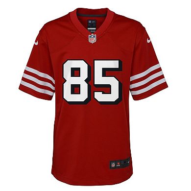 Youth Nike George Kittle Scarlet San Francisco 49ers Game Jersey