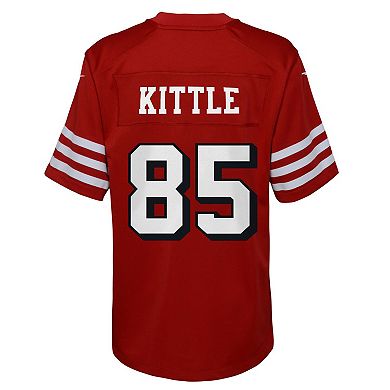Youth Nike George Kittle Scarlet San Francisco 49ers Game Jersey