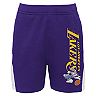 Youth Purple Los Angeles Lakers Space Jam 2 Slam Dunk Mesh Shorts