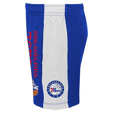 Youth Royal Philadelphia 76ers Space Jam 2 Slam Dunk Mesh Shorts