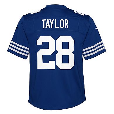 Youth Nike Jonathan Taylor Royal Indianapolis Colts Alternate Game Jersey