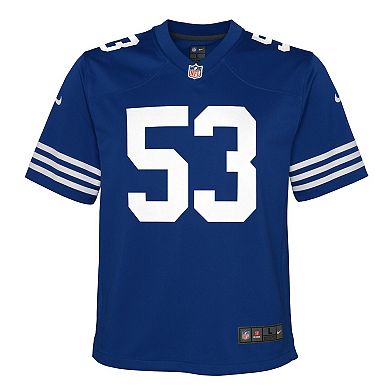 Youth Nike Shaquille Leonard Royal Indianapolis Colts Game Jersey