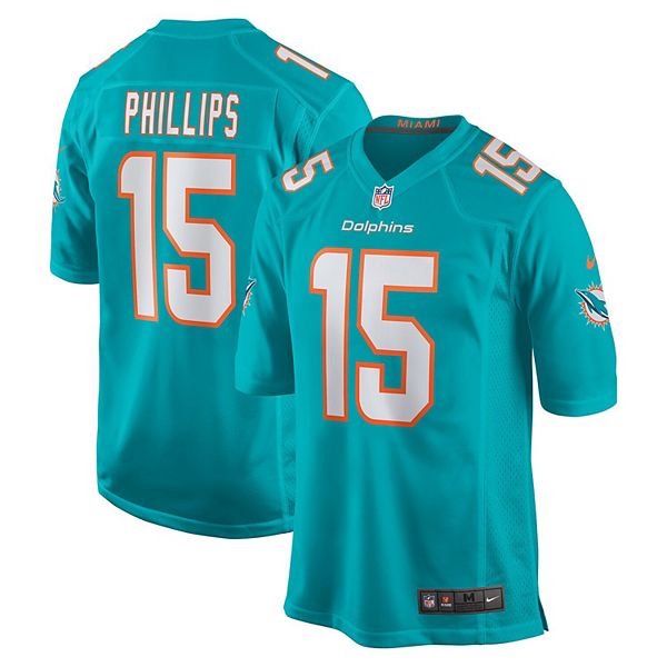 Men's Nike Jaelan Phillips Aqua Miami Dolphins 2021 NFL Draft First ...