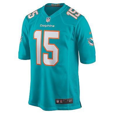 Men's Nike Jaelan Phillips Aqua Miami Dolphins 2021 NFL Draft First ...