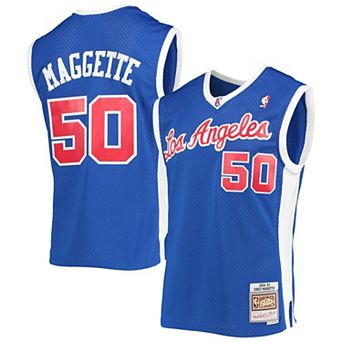 Men's Mitchell & Ness Corey Maggette Royal LA Clippers 2002-03 Hardwood Classics Swingman Jersey