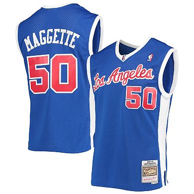 Men's Mitchell & Ness Corey Maggette Royal LA Clippers 2002-03 Hardwood Classics Swingman Jersey