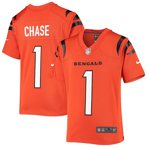 Youth Nike Ja'Marr Chase White Cincinnati Bengals Game Jersey