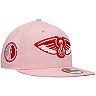 Men's New Era Pink New Orleans Pelicans Candy Cane 59FIFTY Fitted Hat