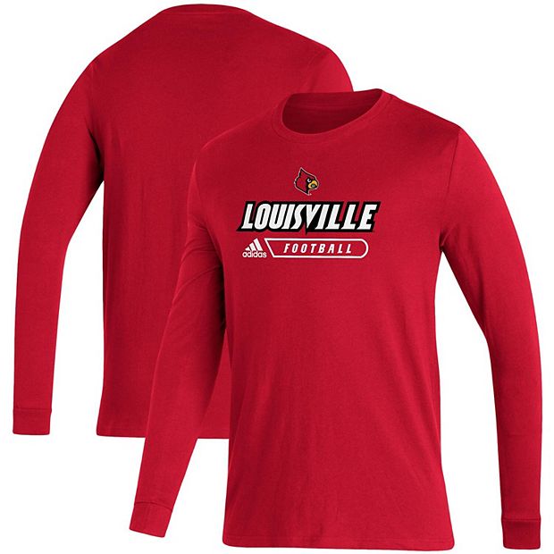 adidas Louisville Cardinals Black Sideline Fashion Full-Zip Pullover Hoodie