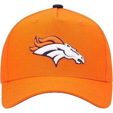 Youth Orange Denver Broncos Pre-Curved Snapback Hat