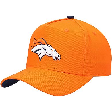 Youth Orange Denver Broncos Pre-Curved Snapback Hat