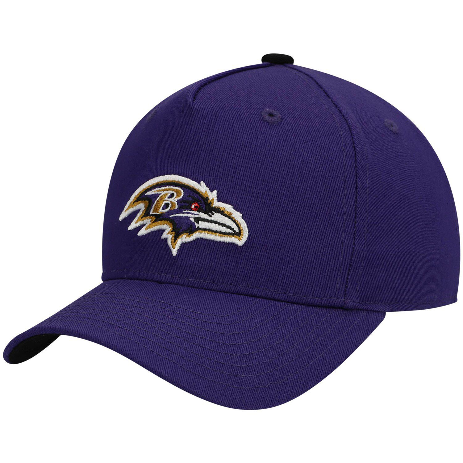 Men's New Era Black Baltimore Ravens Omaha Low Profile 59FIFTY Fitted Hat