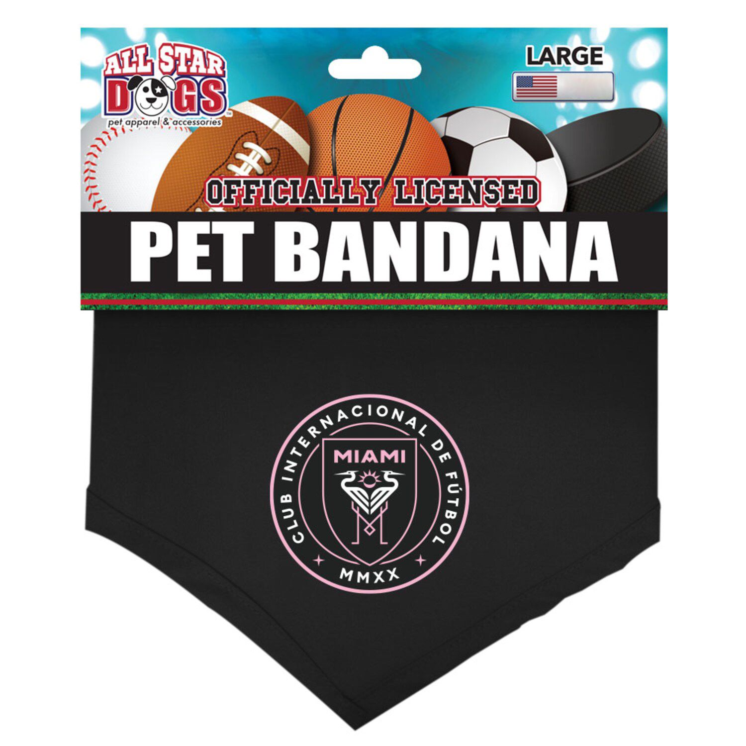 Image for Unbranded Inter Miami CF Pet Bandana at Kohl's.