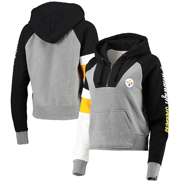 Pittsburgh Steelers Men's Nike Colorblock Lightweight Hooded Long Sleeve  T-Shirt