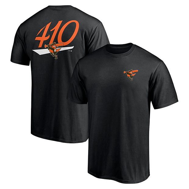 Baltimore Orioles Fanatics Branded Hometown Collection The 410 Logo T-Shirt  - Black