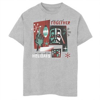 Boys 8-20 Star Wars Darth Vader Together We Can Rule The Holidays Graphic Tee
