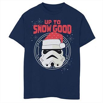 Boys 8-20 Star Wars Christmas Stormtrooper Up To Snow Good Graphic Tee